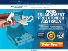 Tablet Screenshot of proextender.com.au